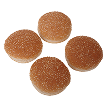 [19BRTSN] S.Burguer Brioche Sesamo negro 330gr